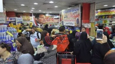 مواد غذائية مدعمة ضمن مبادرة "تخفيض الأسعار" بمحافظة المنيا