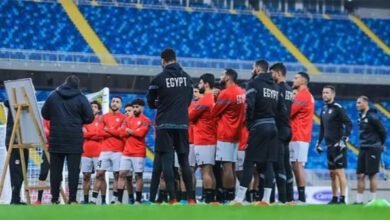 المنتخب المصري يواصل استعداداته لمواجهة موزمبيق بأمم أفريقيا