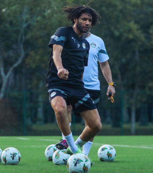منتخب مصر يخوض أول تدريباته استعدادا لمباراة موزمبيق بأمم أفريقيا