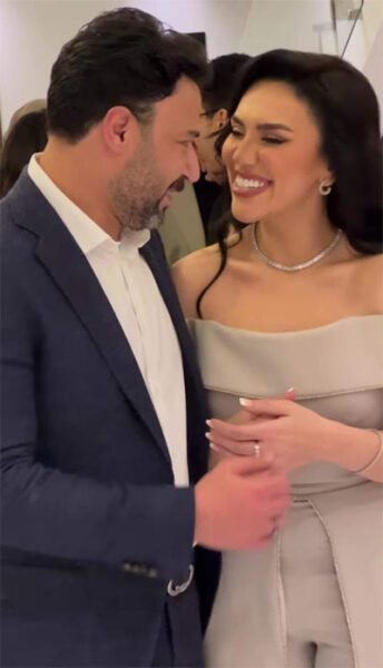 خطوبة المطربة مي فاروق على محمد العمروسي