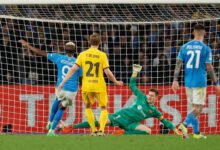 ملخص وأهداف مباراة نابولى وبرشلونة 1-1 فى دورى أبطال أوروبا