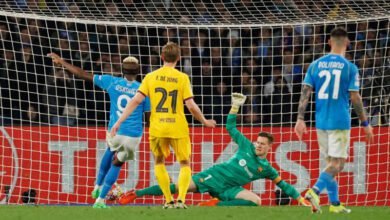 ملخص وأهداف مباراة نابولى وبرشلونة 1-1 فى دورى أبطال أوروبا