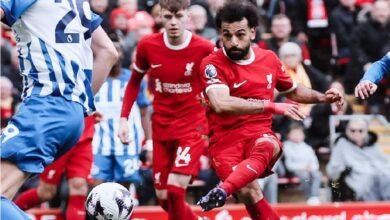 هدف محمد صلاح يقود ليفربول للفوز على برايتون ليحتل صدارة الدوري الانجليزي