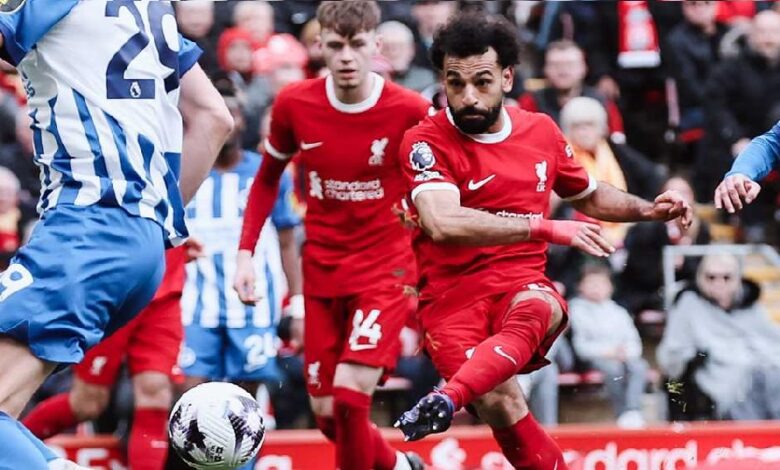 هدف محمد صلاح يقود ليفربول للفوز على برايتون ليحتل صدارة الدوري الانجليزي