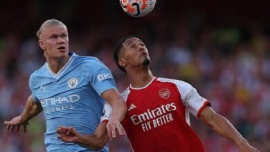 تعادل أرسنال مع مانشستر سيتي بدون أهداف على ملعب الاتحاد