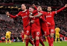 ليفربول يتغلب على شيفيلد يونايتد بثلاثية ويستعيد صدارة الدوري الإنجليزي