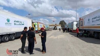 الاحتلال الإسرائيلي يمنع دخول مساعدات الإغاثة عبر معبر رفح من الجانب الفلسطيني