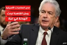 مدير وكالة المخابرات الأمريكية يصل القاهرة لبحث الهدنة في غزة