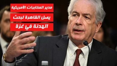 مدير وكالة المخابرات الأمريكية يصل القاهرة لبحث الهدنة في غزة