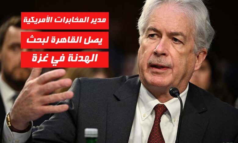 مدير وكالة المخابرات الأمريكية يصل القاهرة لبحث الهدنة في غزة