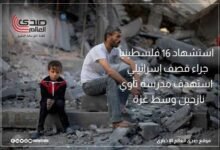 استشهاد 16 فلسطينياً جراء قصف إسرائيلي استهدف مدرسة تأوي نازحين وسط غزة2