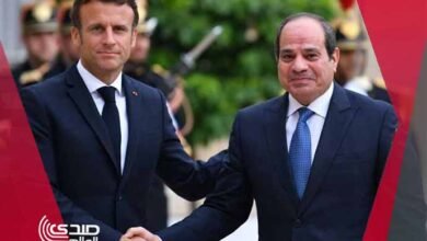 السيسي وماكرون يبحثان سبل لعدم التصعيد الحالي في المنطقة