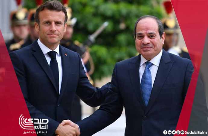 السيسي وماكرون يبحثان سبل لعدم التصعيد الحالي في المنطقة