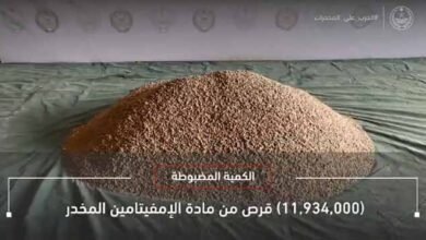 السعودية: إحباط محاولة تهريب أكثر من 11 مليون قرص مخدر داخل حاوية مواد بناء