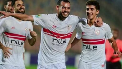 الزمالك يفوز على بلاك بولز بثنائية دونجا وإيشو في الكونفدرالية