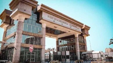 حقيقة استقبال ميناء الإسكندرية لسفينة ألمانية محملة بمواد عسكرية موجهة لإسرائيل