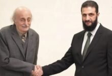 الجولاني لجنبلاط: الأسد اغتال الحريري ونحترم استقلال لبنان