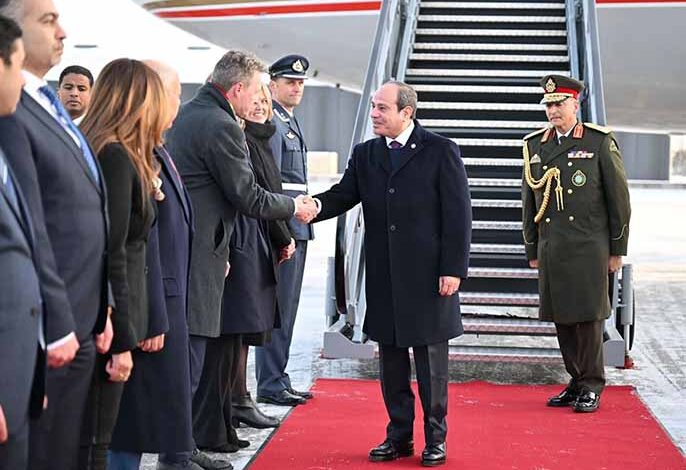 الرئيس السيسى يصل العاصمة النرويجية أوسلو في ثاني جولاته الأوروبية بعد الدنمارك