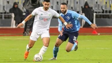المصري يتصدر الدوري برصيد 10 نقاط بعد الفوز على بيراميدز