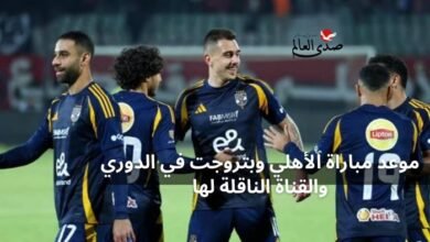 موعد مباراة الأهلي وبتروجت في الدوري الممتاز والقناة الناقلة