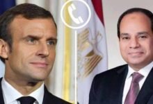 السيسي وماكرون يؤكدان ضرورة تنفيذ حل الدولتين.. عبر اتصال هاتفي