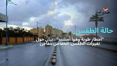 "أمطار طوبة وهوا أمشير".. بيان حول تغيرات الطقس: انخفاض مفاجئ