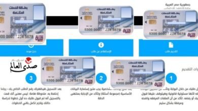 الاستعلام عن بطاقة الخدمات المتكاملة باستخدام الرقم القومي 2025