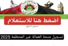 طريقة التسجيل في منحة العمالة غير المنتظمة لعام 2025