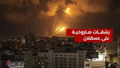 متحدث الجيش الإسرائيلي: حماس أطلقت 10 قذائف صاروخية على عسقلان جنوب إسرائيل