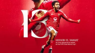 فيفا يشيد بأرقام حسين الشحات لاعب الأهلي قبل كأس العالم للأندية
