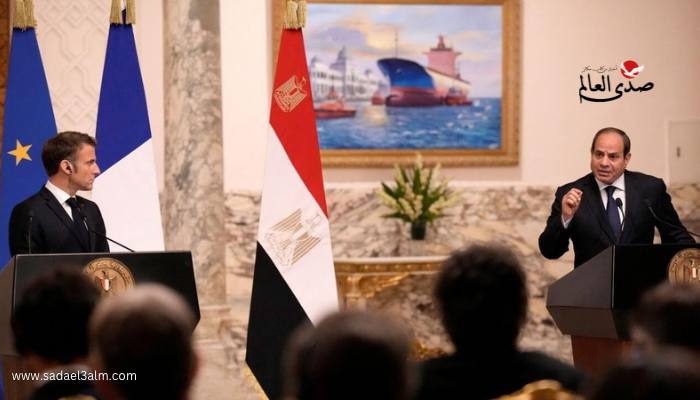 السيسي: توصلت لاتفاق مع ماكرون بشأن رفض التهجير من غزة