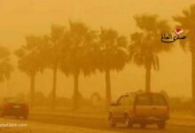 حالة الطقس.. إنذار جوي من الأرصاد بسبب عاصفة ترابية